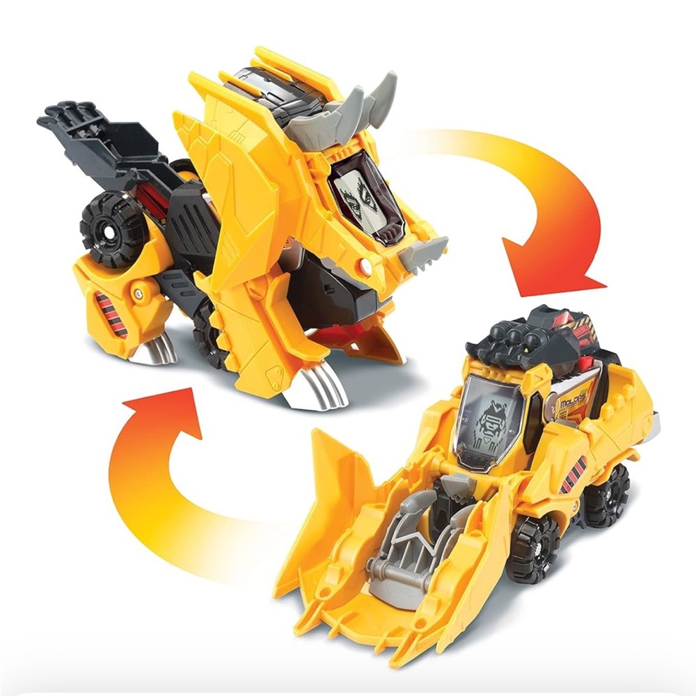 VTech Switch and Go Triceratops Bulldozer. Talks. (French Version)